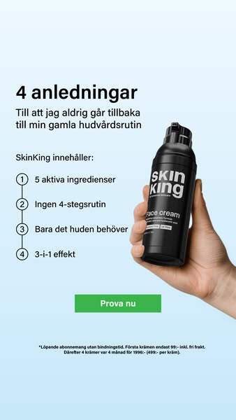 Torr hud? SkinKing håller huden återfuktad