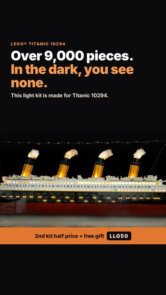 Show Off All 9,000 Pieces, Even At Night. Get Yours