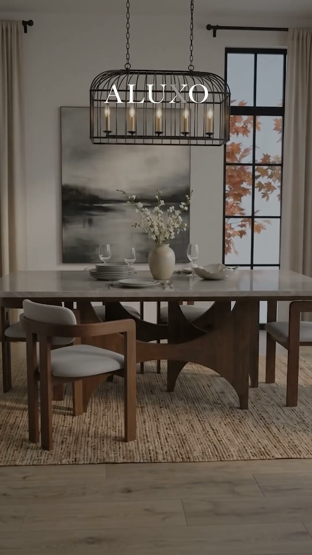 Ten new tables. Crafted in warm walnut