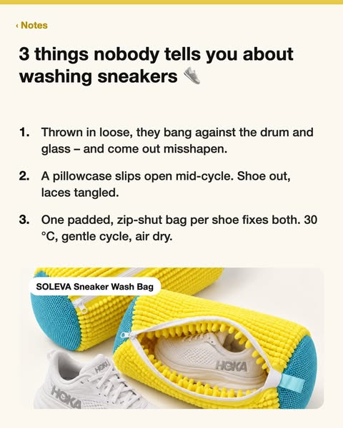 How to machine-wash sneakers safely