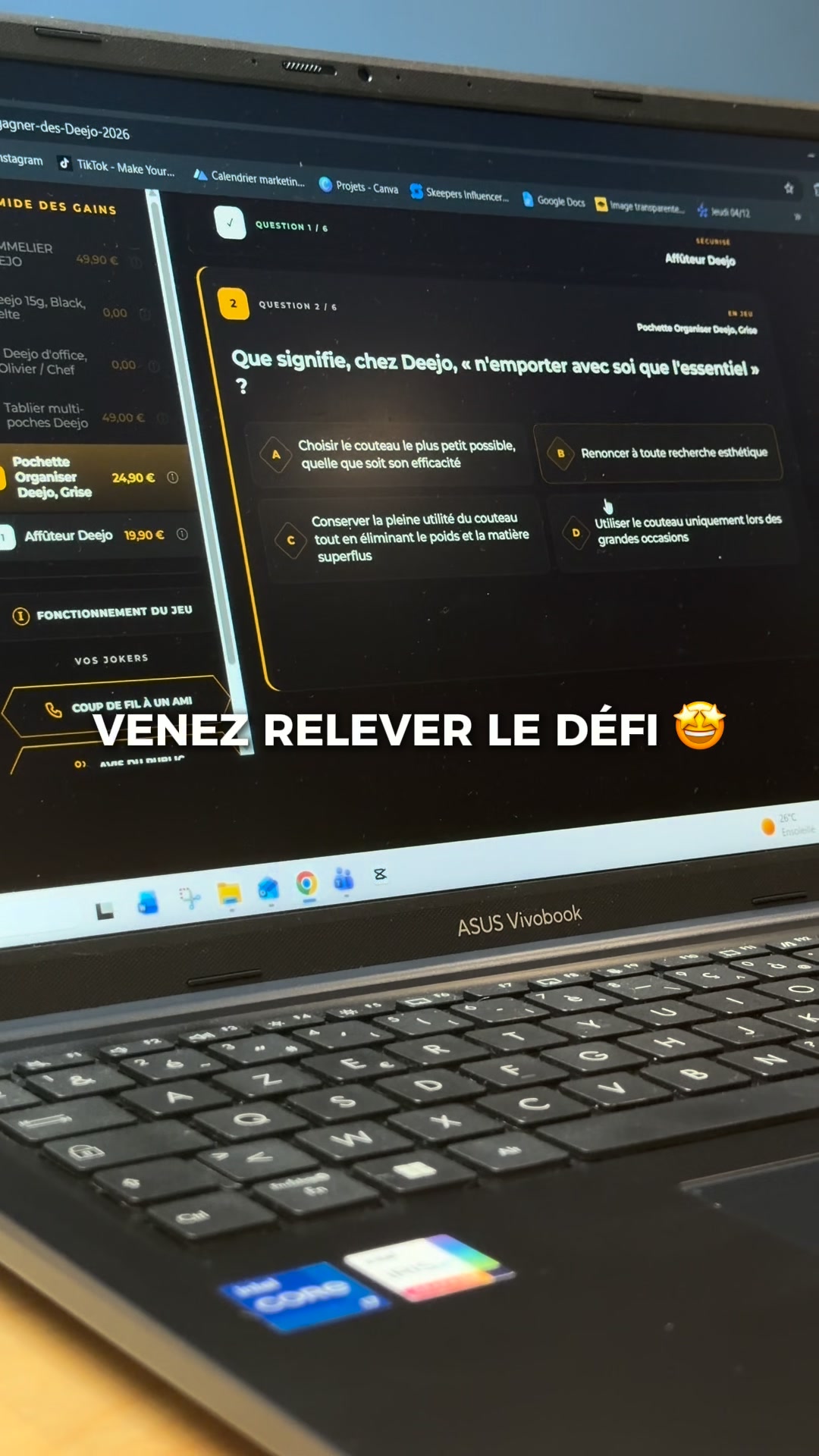 Qui veut gagner des Deejo?