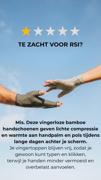 Premium Bamboe Handschoenen