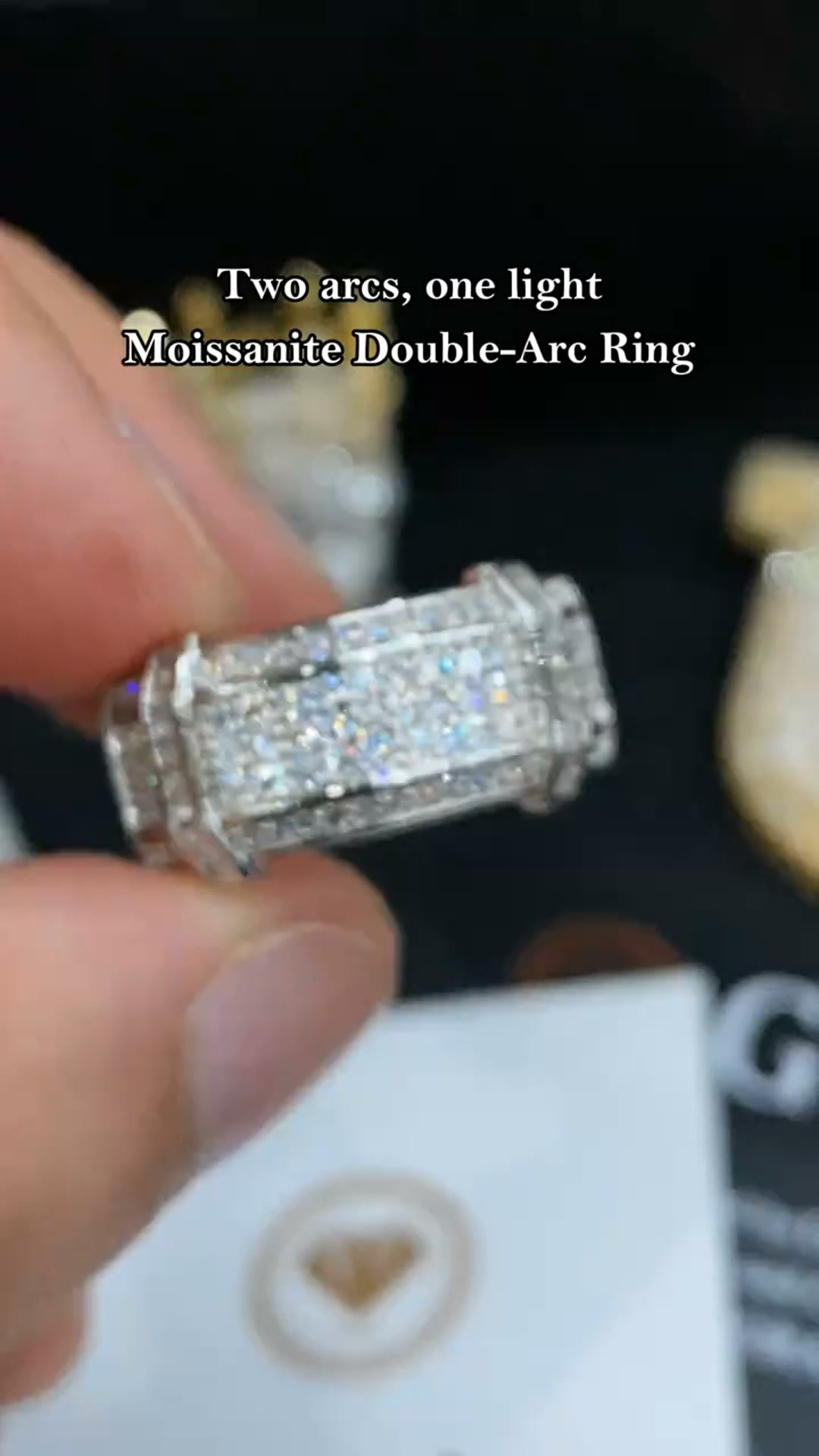 Aura Arc Moissanite Ring