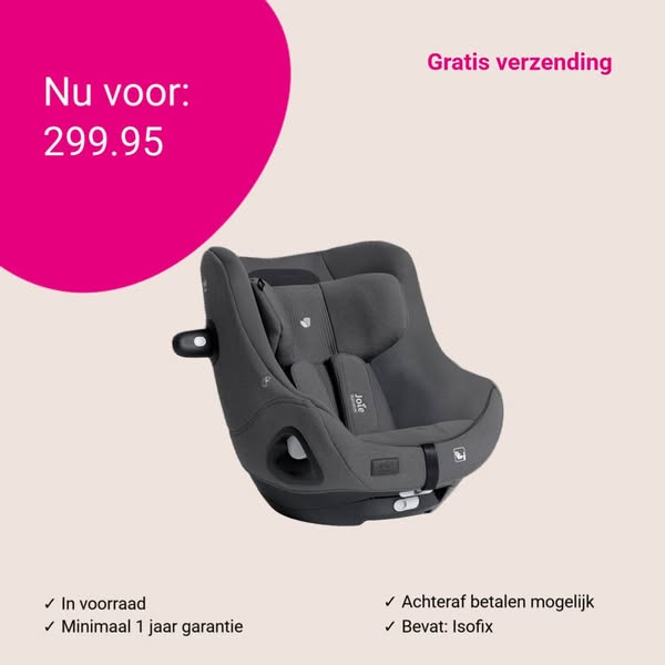 Autostoel Joie Signature i-Harbour i-Size Ebony