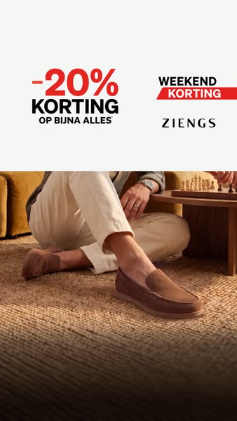 Shop dit weekend met 20% korting*