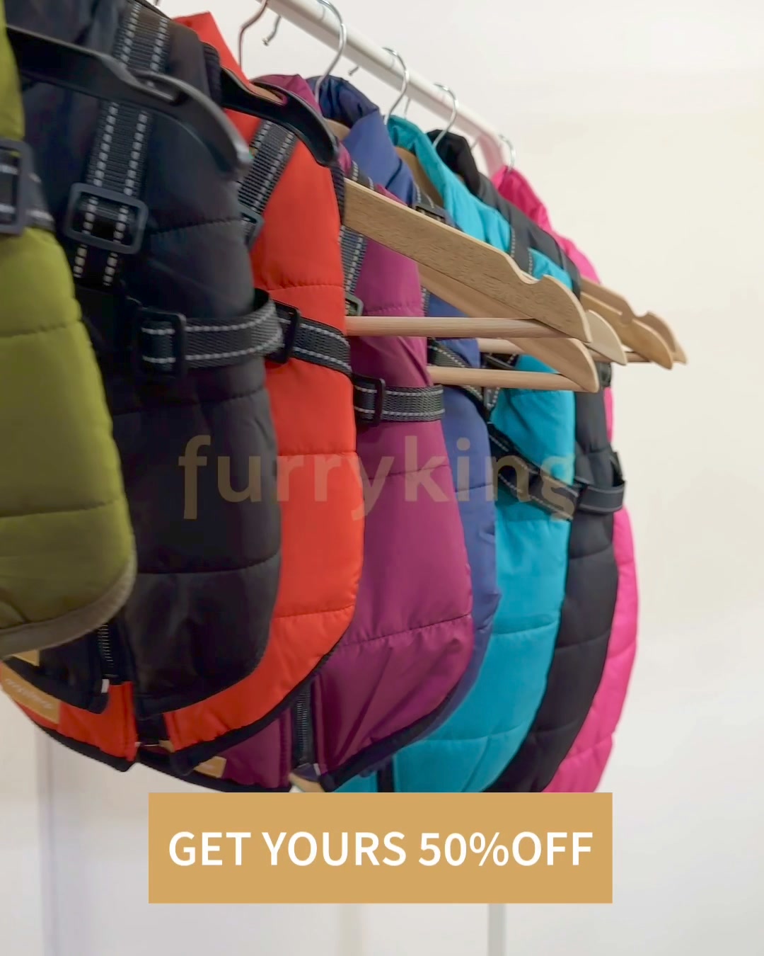 50%OFF Dog coats