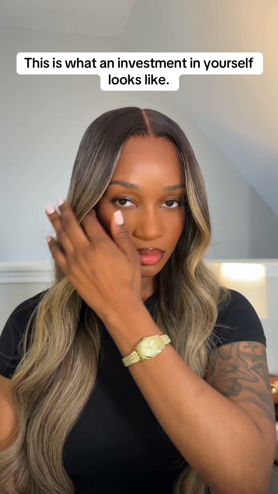 This is how a premium quality wig should look.