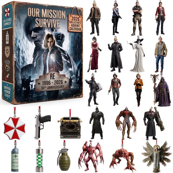 Resident Evil 30th Anniversary Advent Calendar