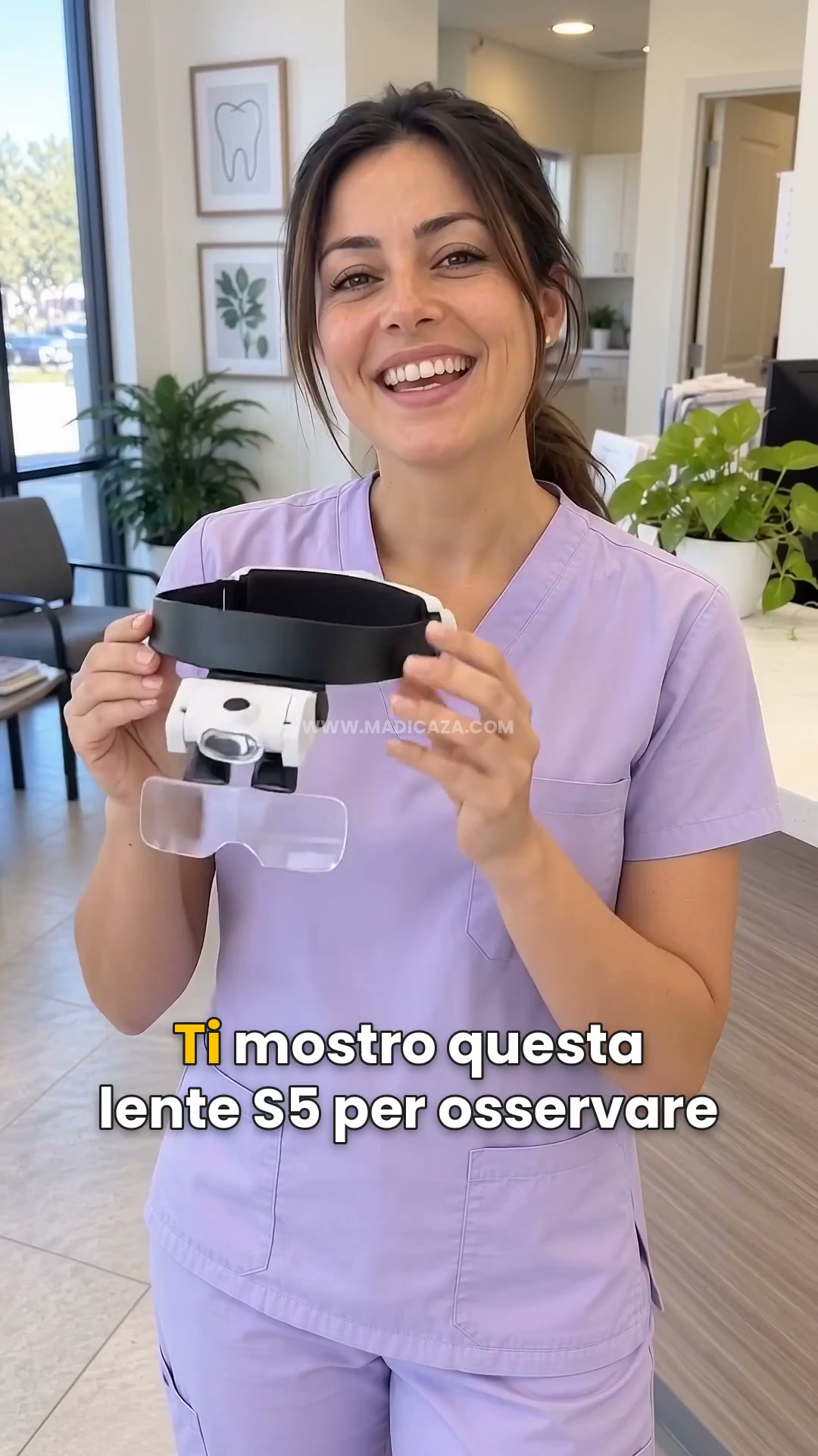 Lente S5 — cinque ingrandimenti