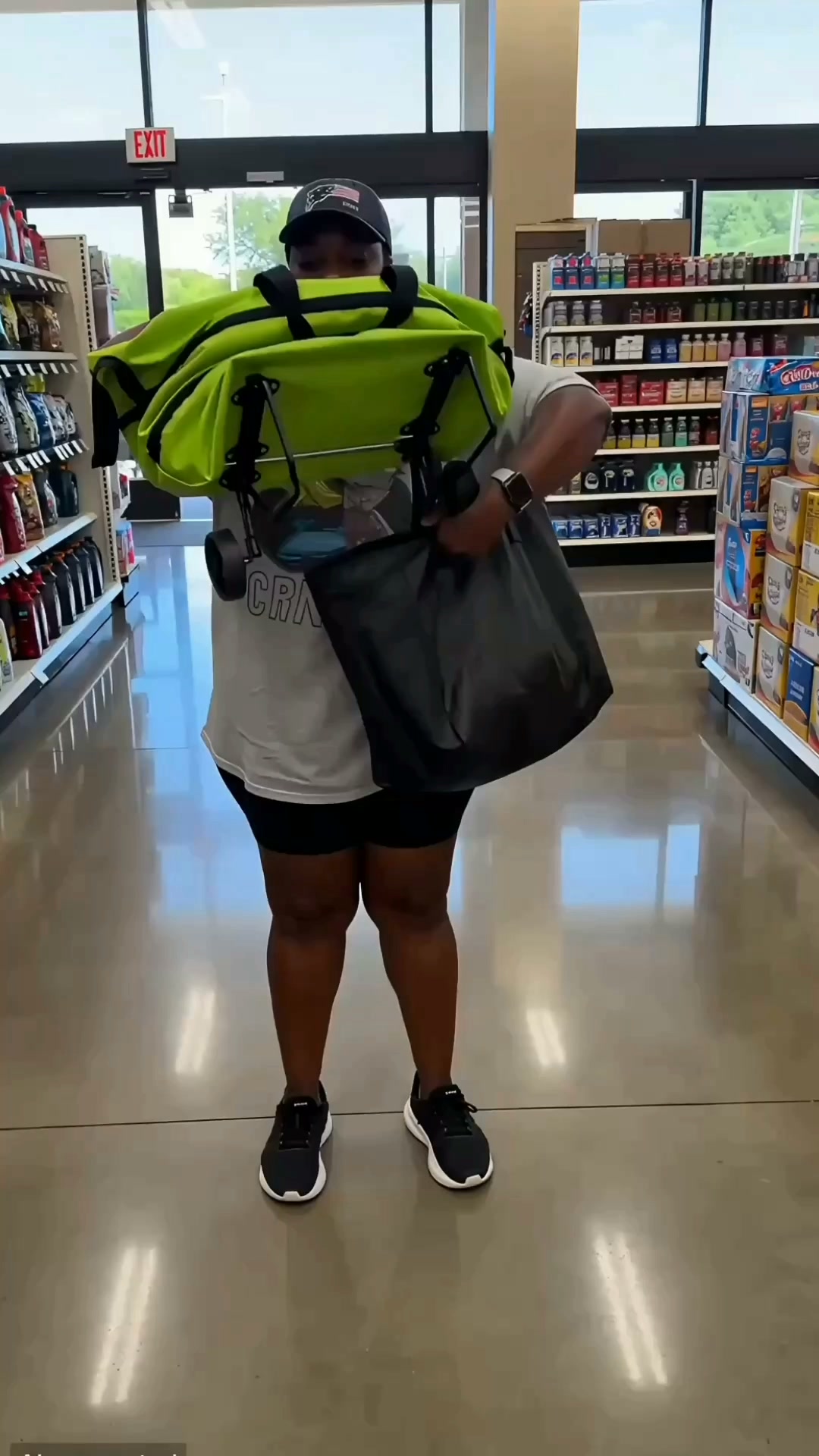50% OFF !! 2-in-1 Foldable Shopping Cart