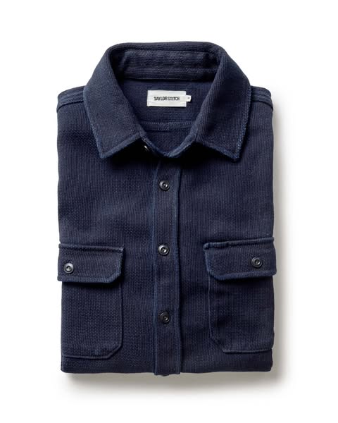 The Division Shirt in Rinsed Indigo