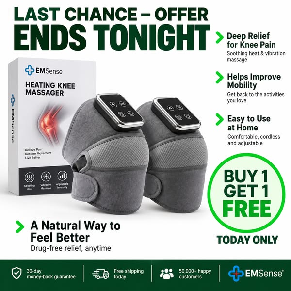 Try EMSense Knee Massager Today!