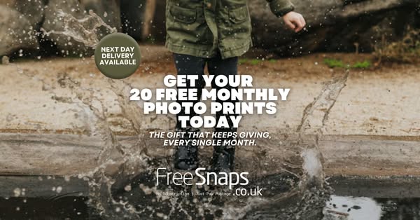 20 Free Prints Every Month