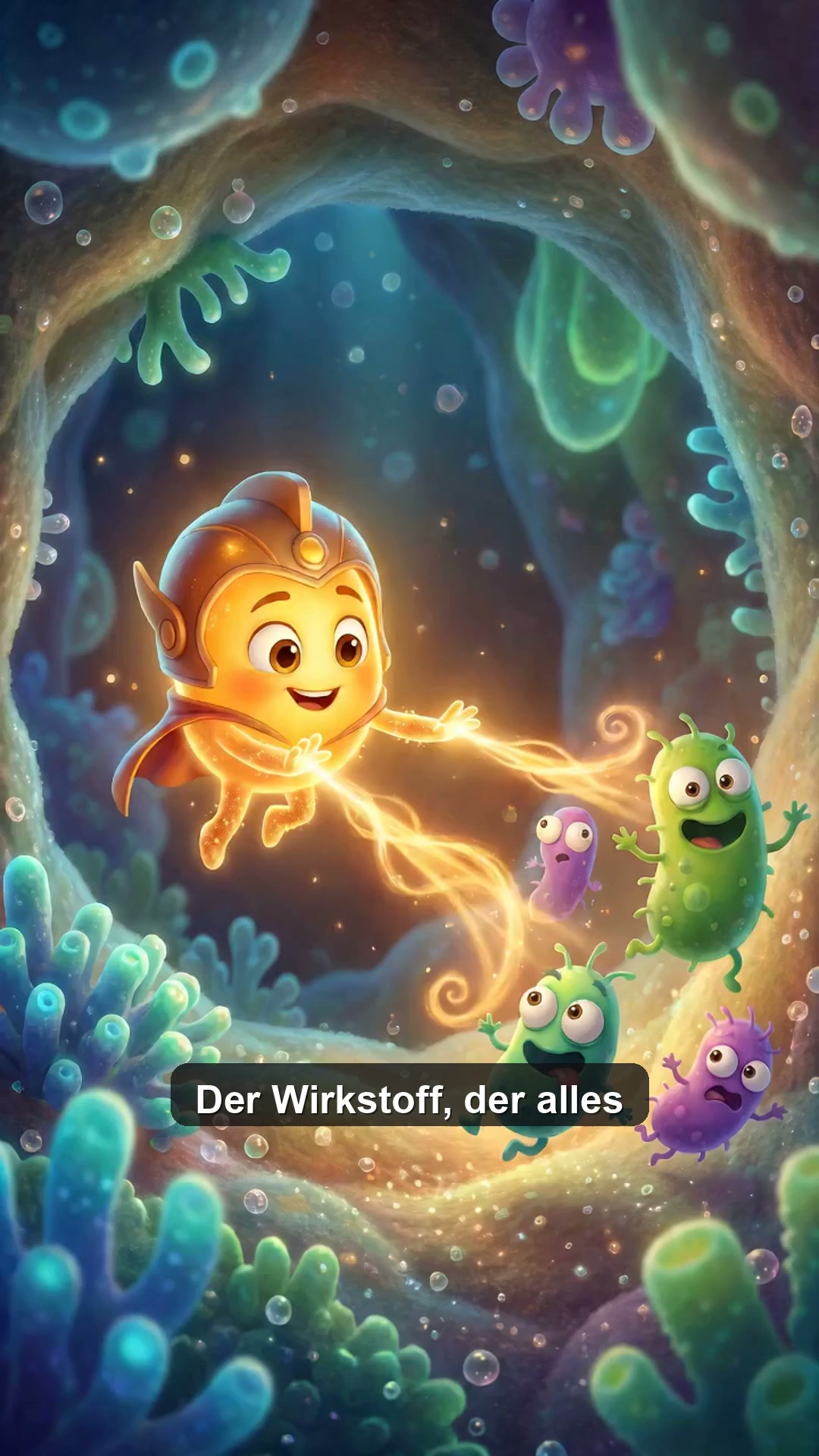 Spül raus, was nicht hinein gehört.