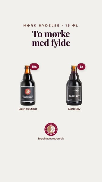 Mørkt, fyldigt, fuld af smag