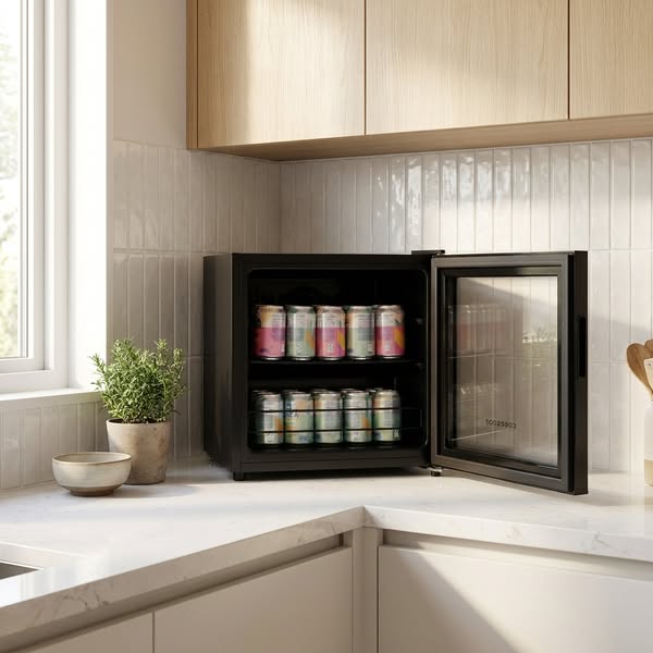 46L Mini Table Top Drinks Fridge