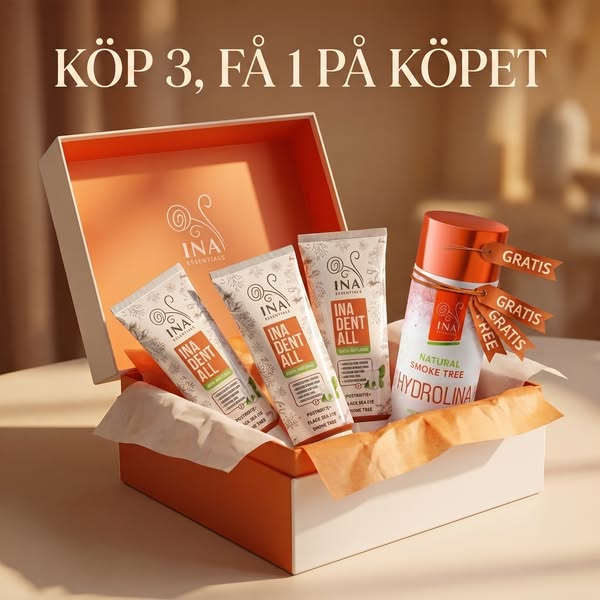 Köp 3 INA Dent-All, din Hydrolina är gratis