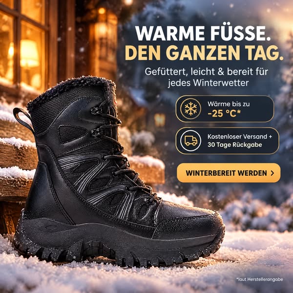 Warme Füße. Den ganzen Tag.