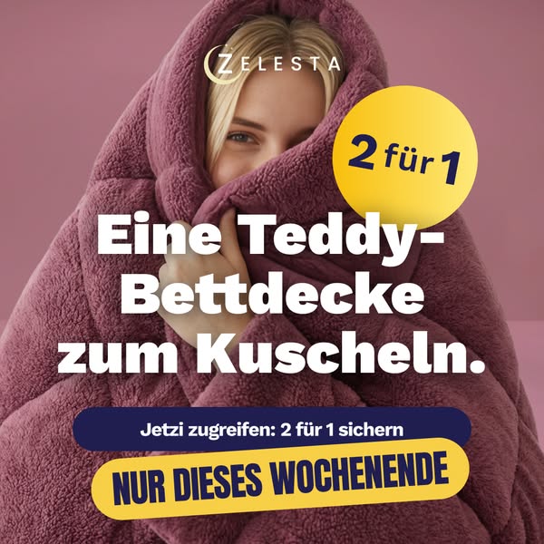Nicht verpassen: 2 für 1 auf Teddy