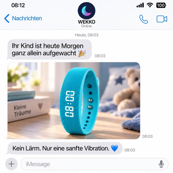 Sanft geweckt. Selbstständig gestartet.