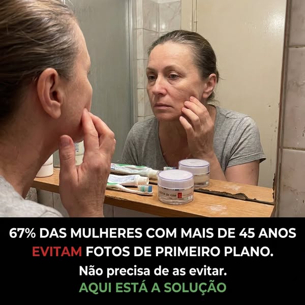 67% das mulheres 45+ evitam close-ups