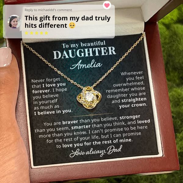 She Needs This