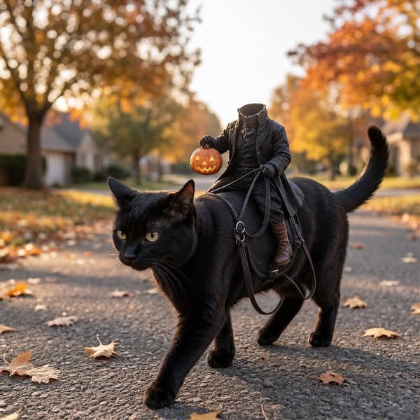 The Headless Horseman Rider Pet Costume