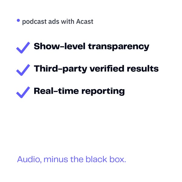 Podcast ads, now with the numbers to prove it