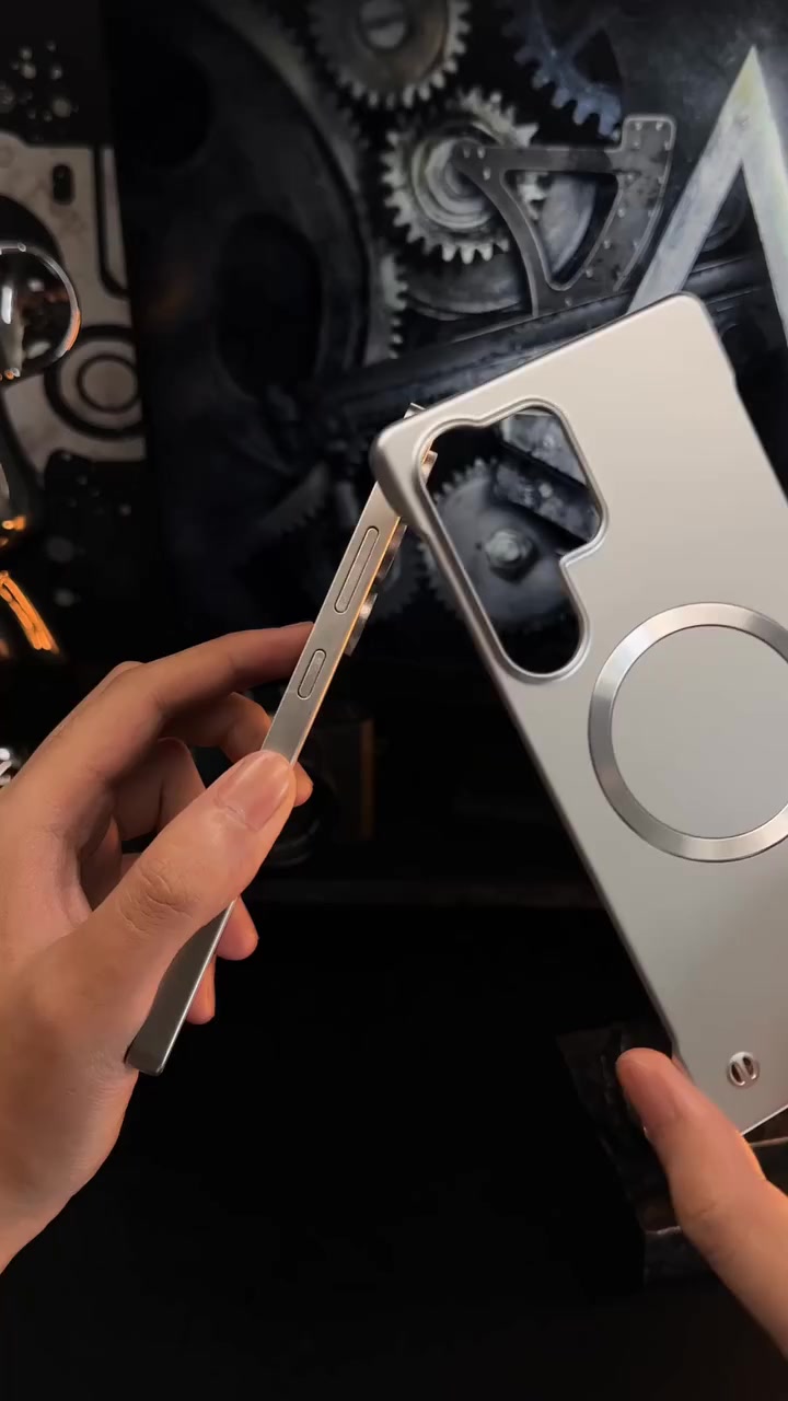 Matte Metallic Paint Frameless Case