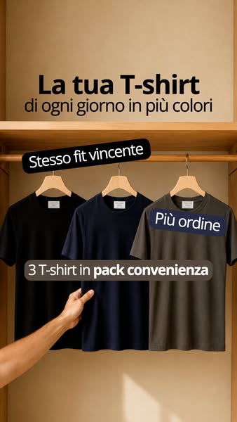 La T-shirt che ti semplifica il guardaroba