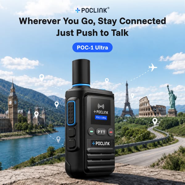 POC-1 Ultra: The World's First LTE+Analog Dual Mode Walkie-Talkie