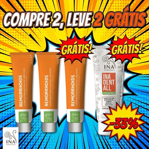 Compra 2, leva 3, mais pasta de oferta