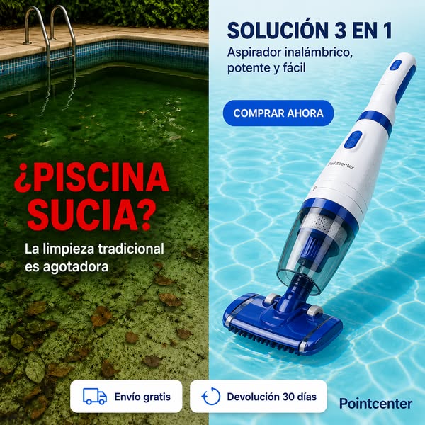 ¡Tu piscina limpia sin esfuerzo!