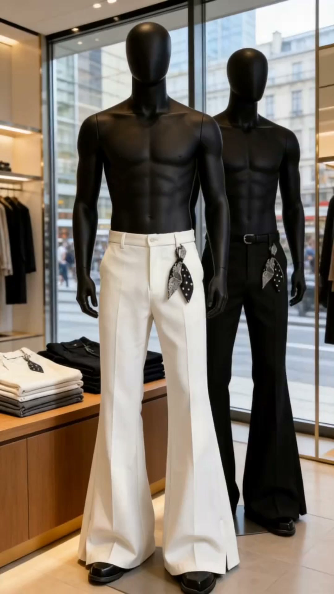 Get these draped wide-leg pants now while they’re 50% OFF