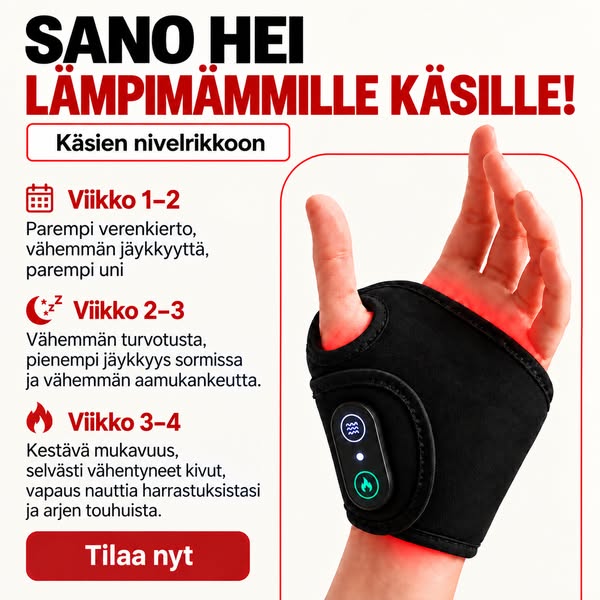 UUTUUS: Helpotusta nivelrikkoon