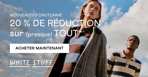 20 % sur les pièces pour temps froid