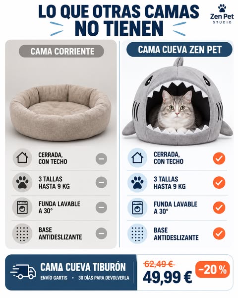 Por eso tu gato no usa su cama