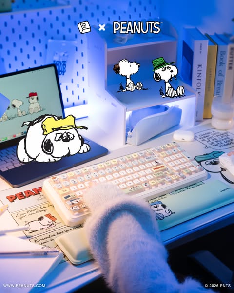 Sleepy Olaf | Thekapco x Peanuts Full Set with PLAY1800 Keyboard