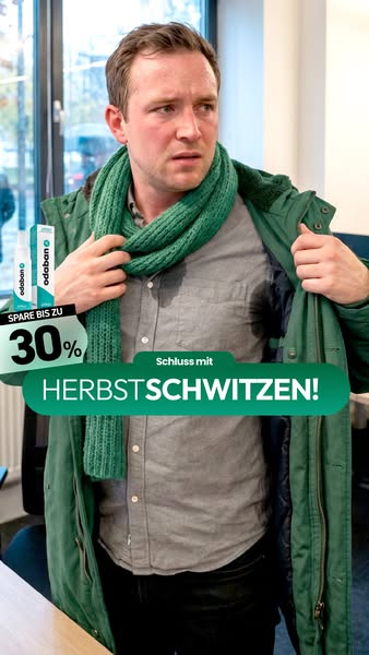 Nie wieder Schweißflecken