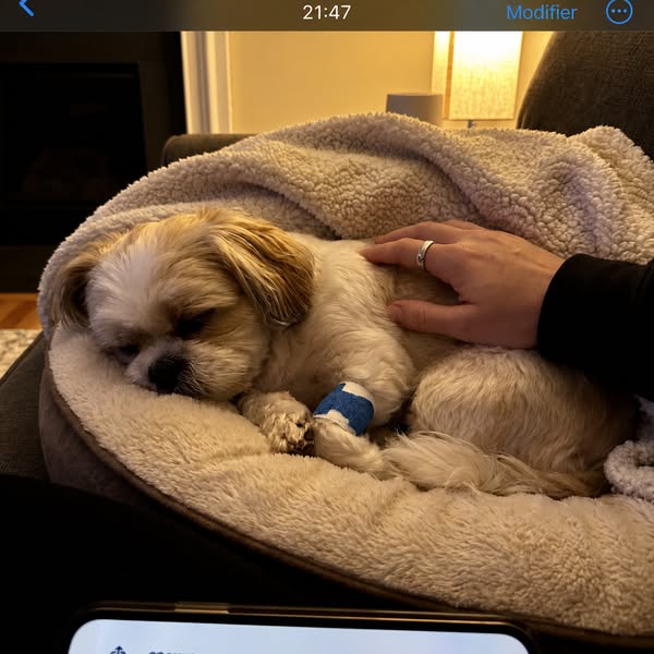 Ma Shih Tzu de six ans a failli mourir un dimanche matin.