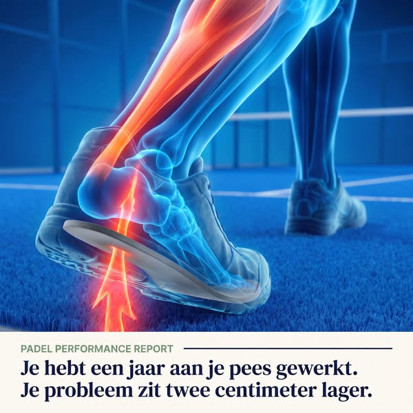 Wat een padel-fysio hem liet zien.