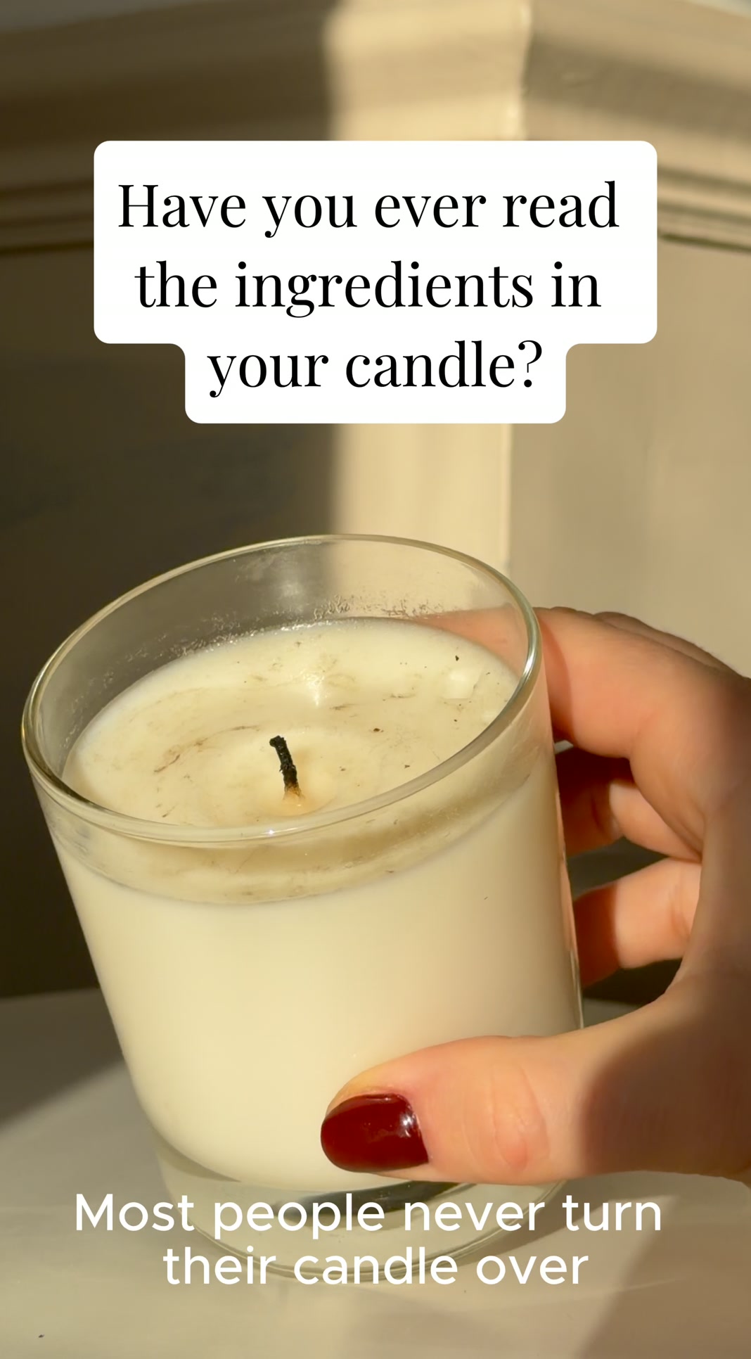 Know exactly what you're burning.