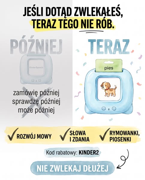 OSTATNIE DNI! KinderSpeech kończy 2 lata