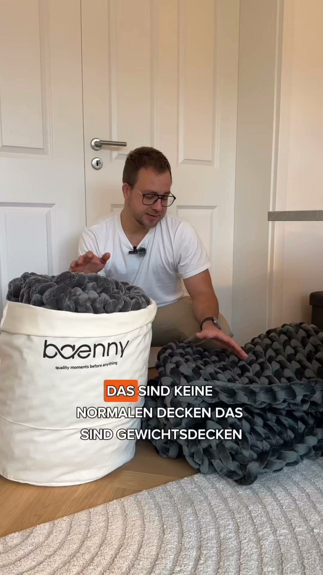 Gewichtsdecke, die sich nicht wie Therapie anfühlt