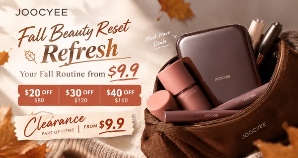 Fall Beauty Reset From $9.9