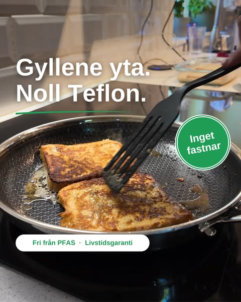 100% Fri från Teflon & PFAS