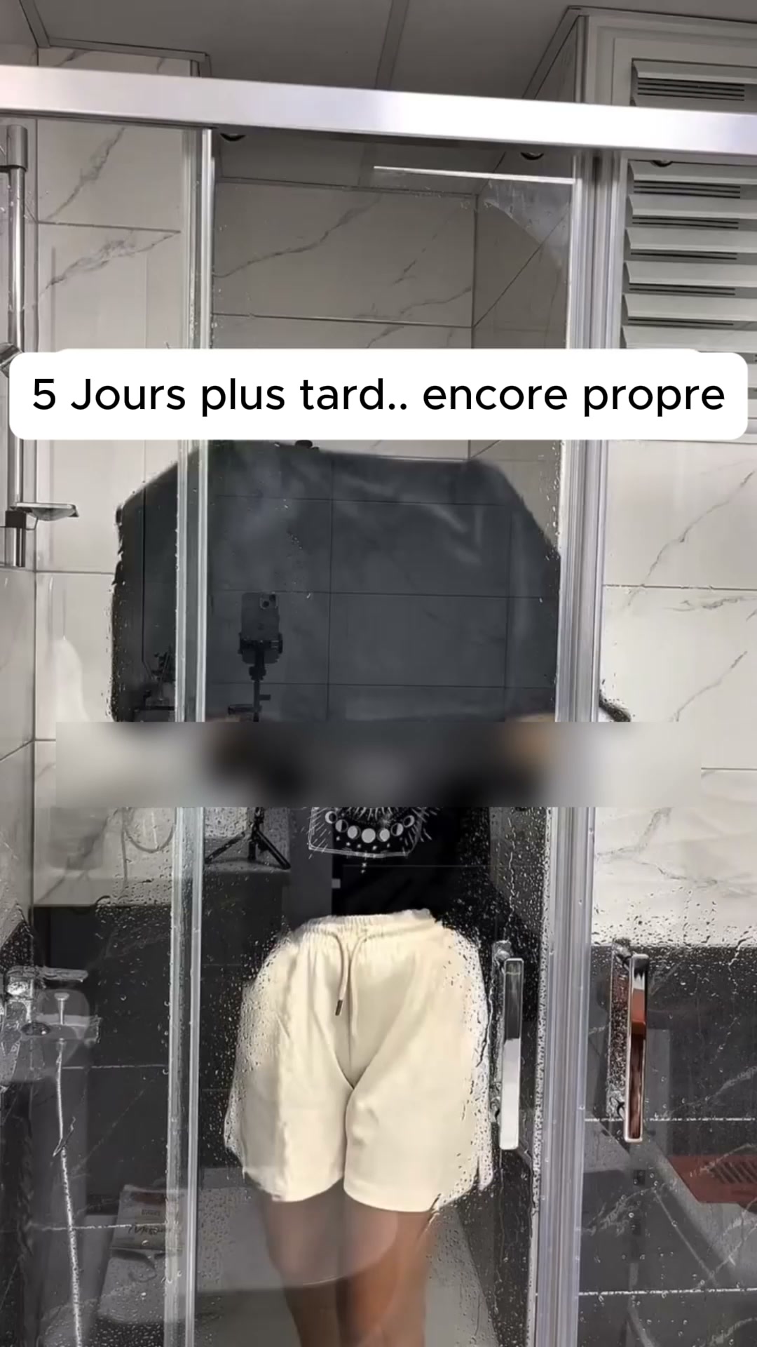 Voici pourquoi ma douche reste propre...