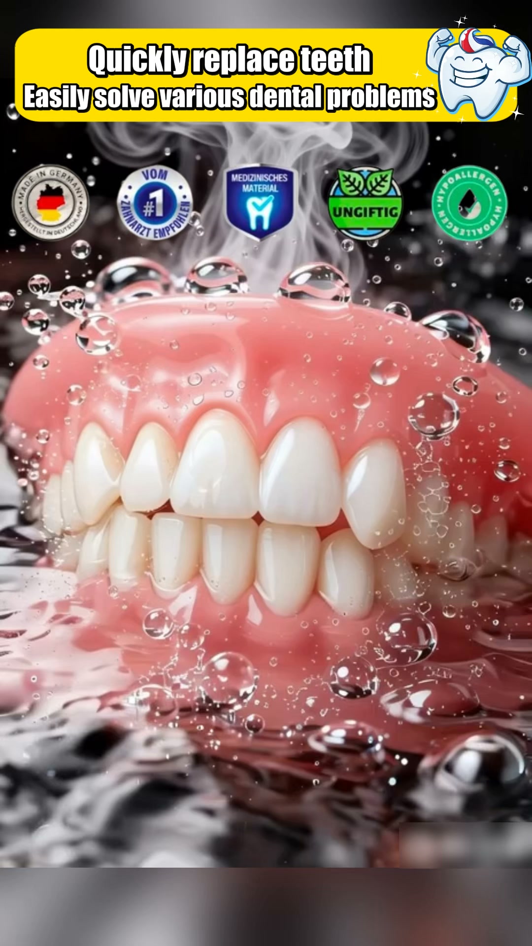 Instant Smile Veneers! Comes With Handy Portable Storage Case