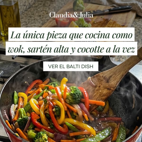 ¿Sartén, wok o cocotte? El Balti Dish de Le Creuset es todo eso. Y más.