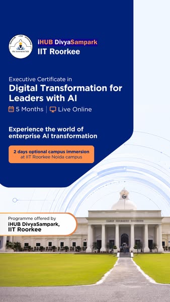 Certified by iHUB, IIT Roorkee